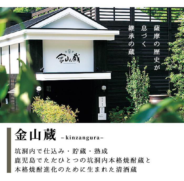 本格芋焼酎 福金山～神奈川沖浪裏～ 化粧箱付き 金箔入り (720ml×3本) 鹿児島 焼酎 芋焼酎 酒 アルコール 福金山 芋 金箔 家飲み 宅飲み ロック 水割り お湯割り 常温 常温保存 常温配送 贈り物 贈答用 ギフト プレゼント 【薩摩金山蔵】【00-027-08】