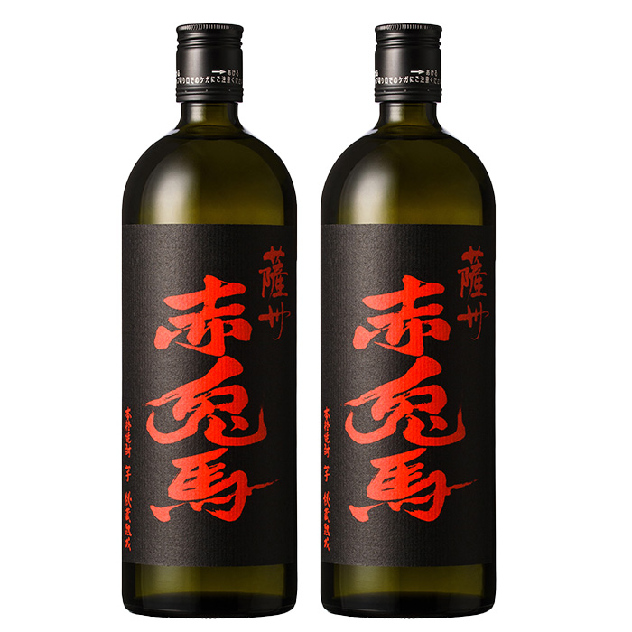＜2026年お中元ギフト＞鹿児島本格芋焼酎！「赤兎馬」(720ml×2本) 鹿児島 酒 お酒 アルコール 焼酎 芋焼酎 せきとば お湯割り 水割り 炭酸割り ロック 家飲み 晩酌 人気 セット 常温 常温保存【夢酒店】【00-026-03-R8OC】