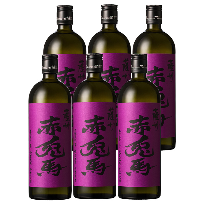 鹿児島本格芋焼酎！「紫の赤兎馬」(720ml×6本) 紫赤兎馬 せきとば 鹿児島 鹿児島特産 酒 お酒 アルコール 焼酎 お湯割り 水割り 炭酸割り ロック 晩酌 常温【夢酒店】【00-026-12】