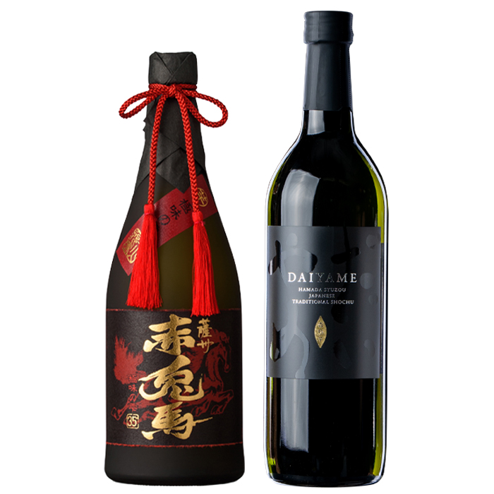 赤兎馬極味の雫とだいやめ(720ml×各1本・合計2本)！鹿児島 鹿児島特産 酒 焼酎 芋焼酎 飲み比べ セット【林酒店】【00-023-34】