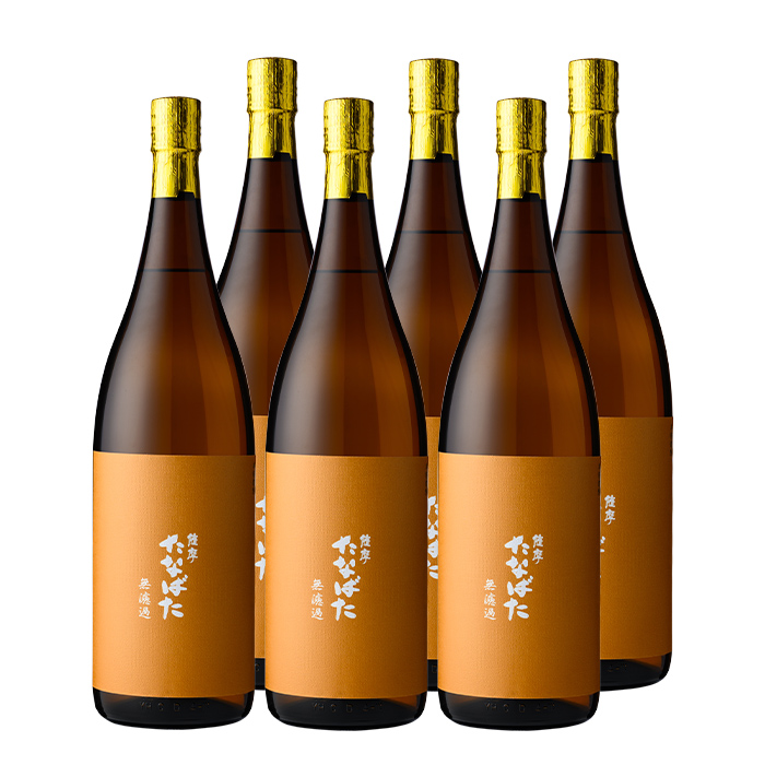特約店限定！たなばた無濾過(1800ml×6本)鹿児島焼酎と店主オススメのおつまみセット！鹿児島 鹿児島特産 酒 焼酎 芋焼酎 ロック 水割り 1.8L 一升瓶【林酒店】【00-023-90】