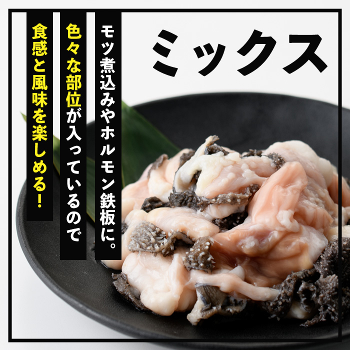 ＜2026年お中元ギフト＞黒毛和牛ホルモン3種盛り合わせ(計600g・200g×3種) 鹿児島県産 牛 牛肉 小腸 丸腸 ミックスホルモン 内臓 ホルモン 肉 焼肉 バーベキュー もつ鍋 ホルモン炒め 冷凍【バクロ】【00-030-05-R8OC】
