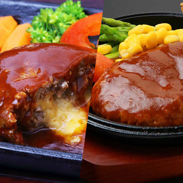 鹿児島県産黒豚使用！煮込みハンバーグ・チーズインハンバーグセット(合計12個・各180g×6個) 豚 豚肉 肉 鹿児島 国産 黒豚 調理済 レンジ 時短 調理 ハンバーグ 惣菜 チーズ チーズインハンバーグ【エーエフ企画】【00-057-38】