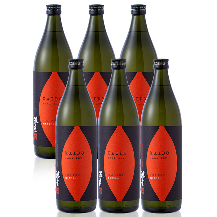 鹿児島本格芋焼酎！「海童 焼き芋」セット(900ml×6本) 鹿児島 鹿児島特産 酒 焼酎 芋焼酎 お湯割り【林酒店】【00-023-40】