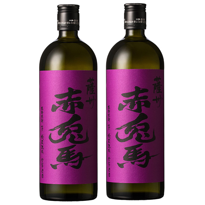 鹿児島本格芋焼酎！「紫の赤兎馬」(720ml×2本) 紫赤兎馬 せきとば 鹿児島 鹿児島特産 酒 お酒 アルコール 焼酎 お湯割り 水割り 炭酸割り ロック 晩酌 人気 常温【夢酒店】【00-026-04】