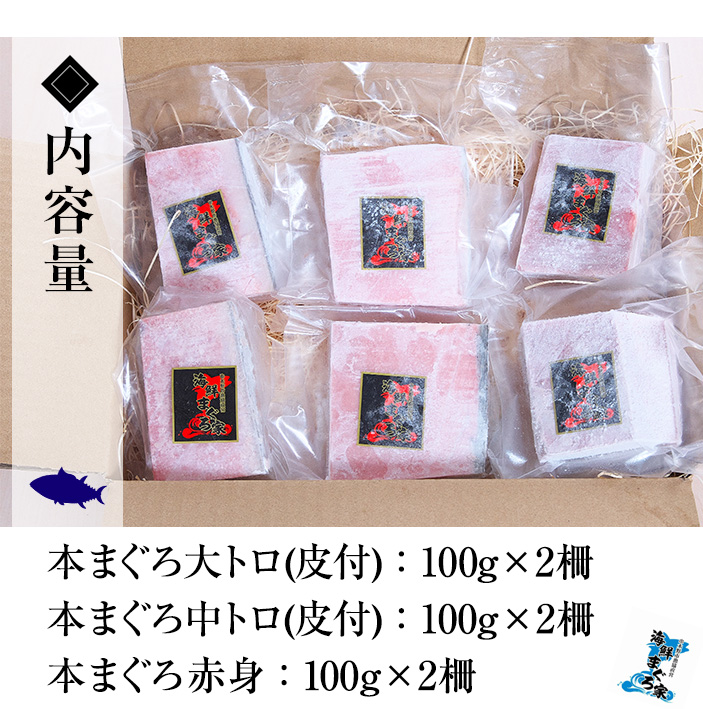 《プレミアム》天然本まぐろフルセット(計600g) 100g柵でお届け！肉厚のお刺身や海鮮丼に！まぐろ 鮪 魚介 刺し身 刺身 さしみ 海鮮丼 本まぐろ 本マグロ 小分け 便利 冷凍 新鮮【海鮮まぐろ家】【00-041-14】