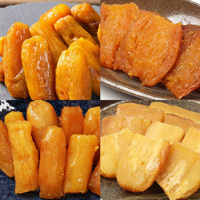 ＜2026年お中元ギフト＞鹿児島県産紅はるかと安納芋使用！焼き干し芋の食べ比べセット(100g×4袋・計400g)！冷凍 焼芋 焼き芋 やきいも さつまいも さつま芋 熟成 野菜 お菓子 スイーツ おかし サツマイモ 薩摩芋【おいもハウス】【00-098-11-R8OC】