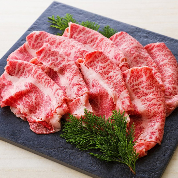黒毛和牛ロースすき焼き用(約300g)！ A4等級以上 牛肉 すき焼き 国産 九州 肉 和牛 肉 牛 霜降り すきやき【バクロ】【00-030-02】