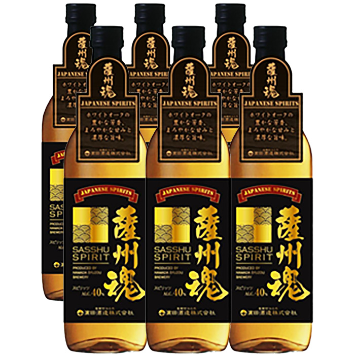 ジャパニーズ・スピリッツ 薩州魂（さっしゅうだましい）(700ml×6本)セット！鹿児島 鹿児島特産 酒 焼酎 麦焼酎 ロック 水割り麦 スピリッツ 【林酒店】【00-023-36】