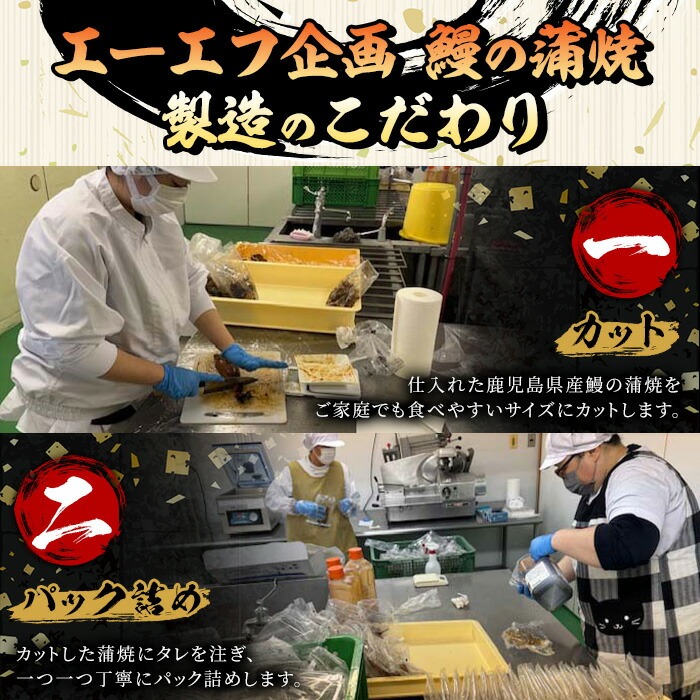 《レンジ対応》鹿児島県産うなぎ蒲焼(300g・60g×5/タレ・山椒付き) 国産 国産魚 九州産 鹿児島県産 魚 魚介 鰻 うなぎ ウナギ unagi 蒲焼 蒲焼き たれ たれ付 さんしょう 簡単調理【エーエフ企画】【00-057-48】