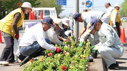 『水と緑と花のまちづくり事業』