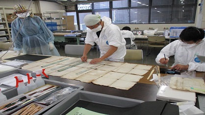 市民ミュージアムの被害復旧