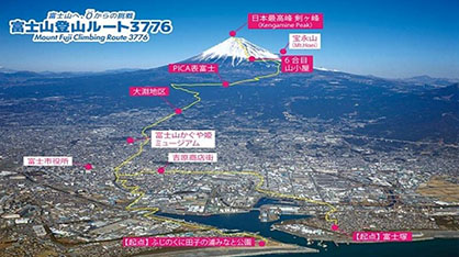 ゼロから富士山頂に「挑む」～富士山登山ルート3776事業～